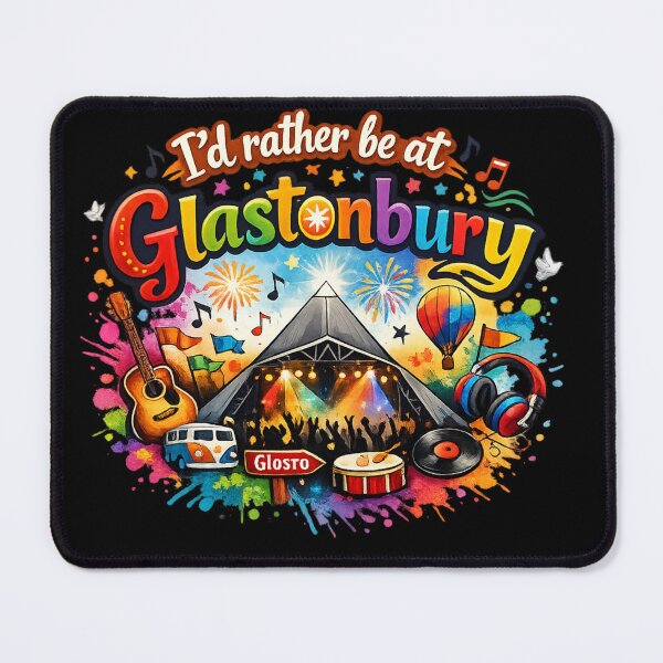 Item preview, I’d Rather Be at Glastonbury designed and sold by S.J. Scales.