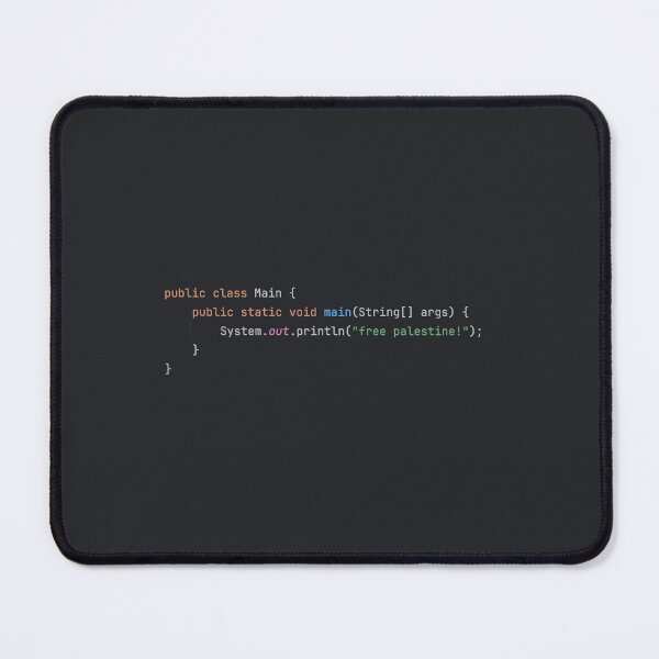 Item preview, "Free Palestine!" print command in java designed and sold by namiimami.