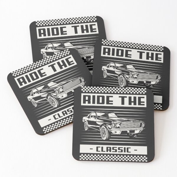 Item preview, Retro Mustang Fastback "Ride the Classic" - Vintage Muscle Car designed and sold by MrGlayga.