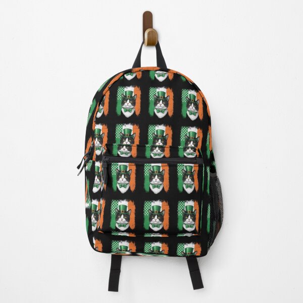 Item preview, Irish Flag Lucky Cat – Grunge St. Patrick’s Day designed and sold by Imalyanmani.