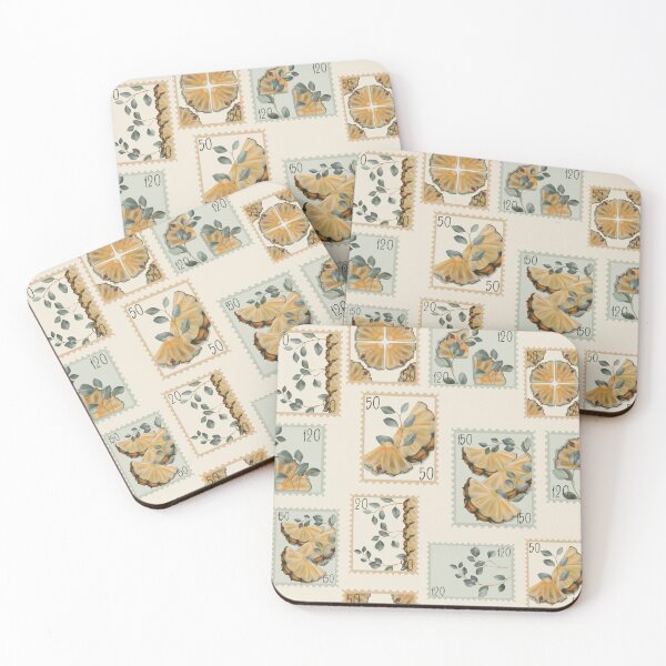 Item preview, Eucalyptus Pineapple Stamps designed and sold by WolframArt.