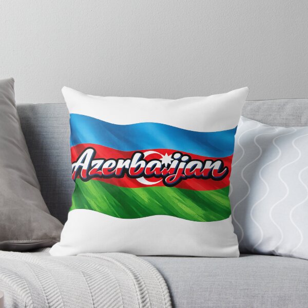 Item preview, Azerbaijan Flag Typography – Azerbaijani Pride Waving National Flag Design designed and sold by GarnerSupplyCo.