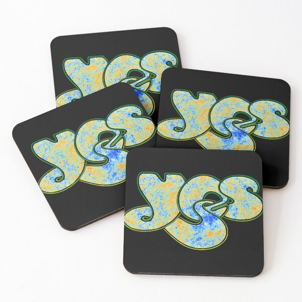 Item preview, Yes Band Logo  Speckled Blue  Gold Psychedelic Texture designed and sold by RoyerGaudin.