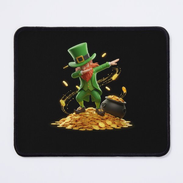 Item preview, Leprechaun Dab with Pot of Gold – Funny St. Paddy’s Day designed and sold by Imalyanmani.