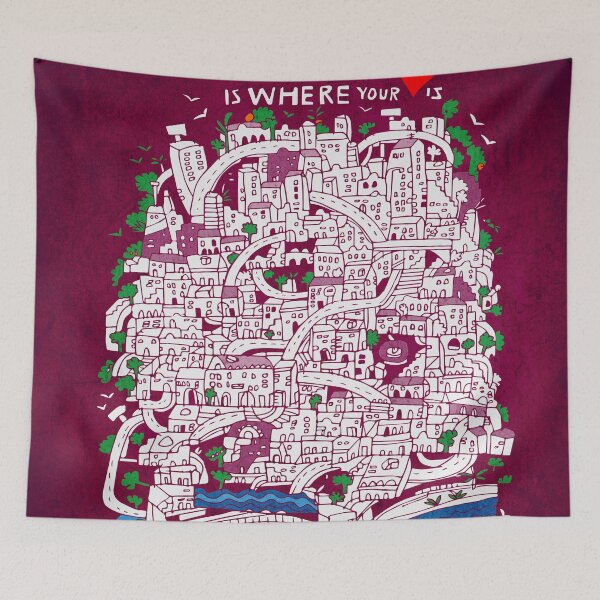 Item preview, Home is where your heart is designed and sold by ahmed elkhalidi.