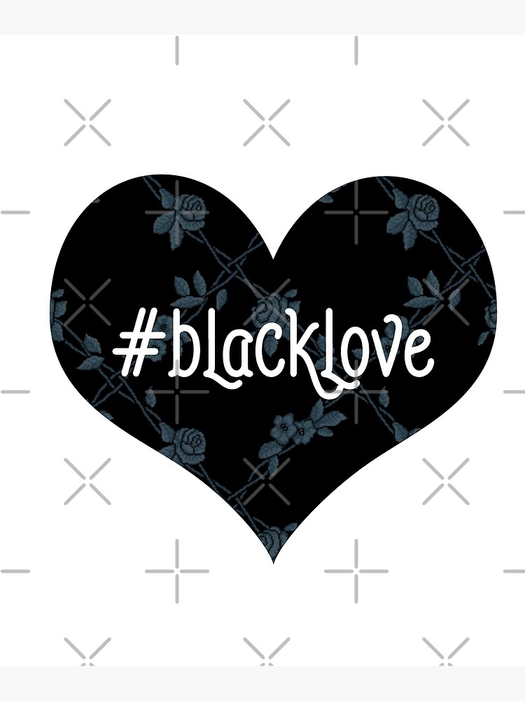 "Hashtag Black Love African American Art" Poster by blackartmatters