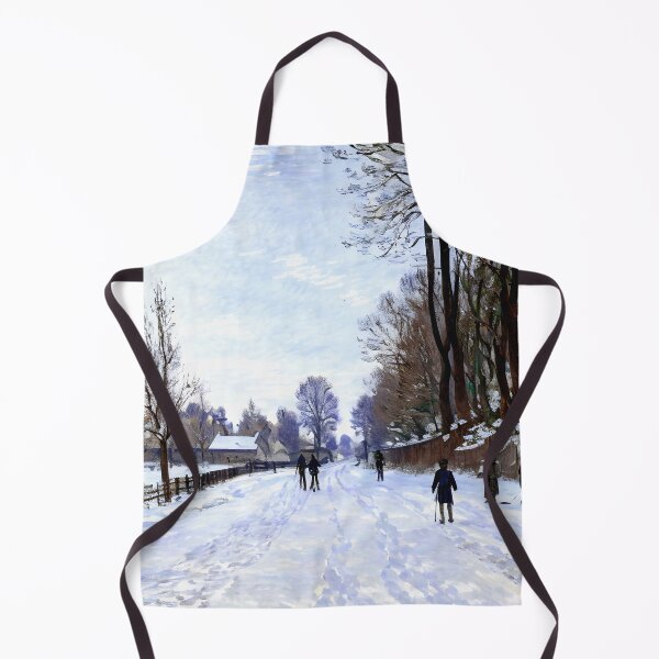 Item preview, The Road to the Farm of Saint-Siméon in Winter - A Serene Winter Landscape designed and sold by artdesignsnow.