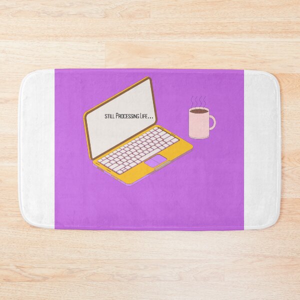 Item preview, Still Processing Life – Funny Burnout Quote for Adulting, Work Stress & Mental Health. designed and sold by NeonPetal.