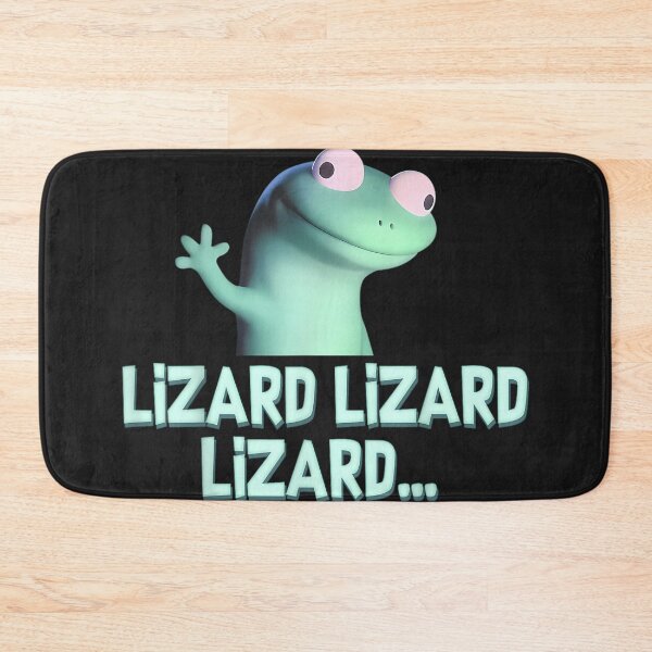 Item preview,  Weirdcore Animal Lizard Lizard Lizard Meme  Derpy Lizard Button designed and sold by hellonitish.