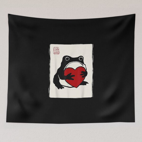 Item preview, Frog Japanese St. Valentine's Day designed and sold by SheriPeroni.