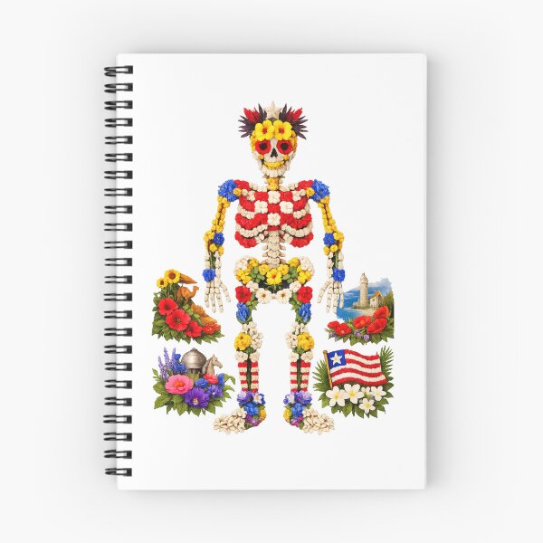 Item preview, Floral Skeleton Art – Botanical Anatomy Made of Flowers designed and sold by Fabrifrank.
