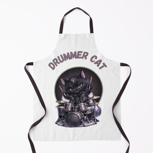 Item preview, Drummer Cat designed and sold by Lavender-Kitty.