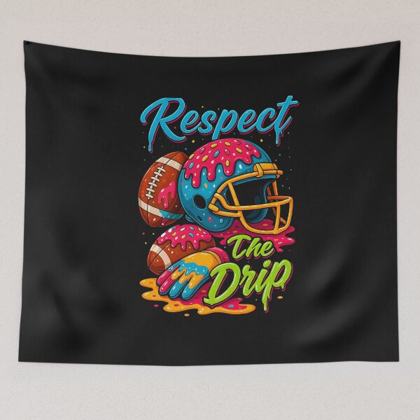 Item preview,  Football Drip Boys Football Ice Cream Respect Drip  designed and sold by ArleneRowe.