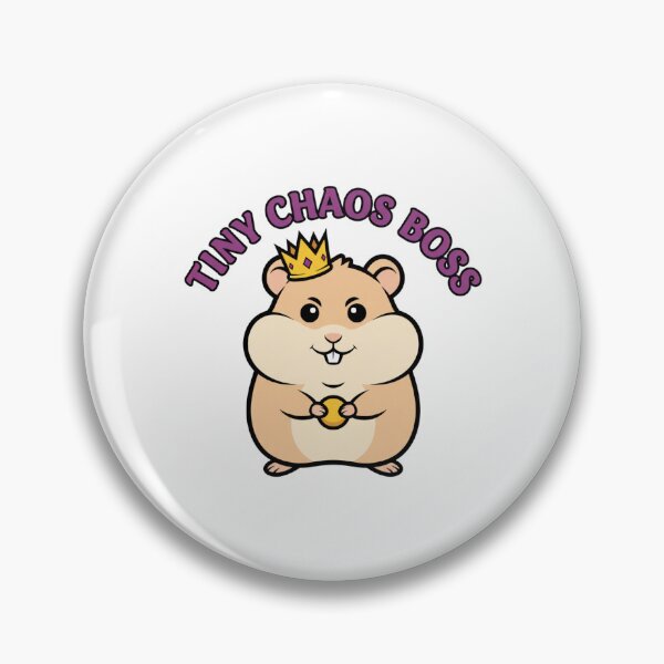 Item preview, Tiny Chaos Boss Funny Hamster Shirt | Cute Meme Humor designed and sold by MotivaChic.