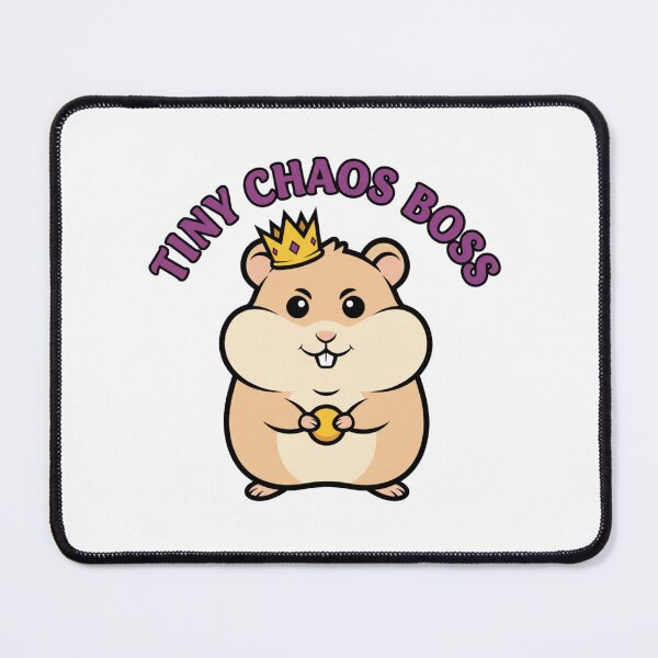 Item preview, Tiny Chaos Boss Funny Hamster Shirt | Cute Meme Humor designed and sold by MotivaChic.