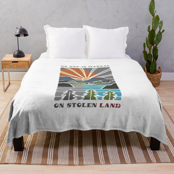 Item preview, Billie No One Is Illegal On Stolen Land Sunset designed and sold by SheriPeroni.