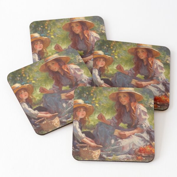 Item preview, Mother and Child in Nature Impressionist Painting designed and sold by TheArtOfImpress.