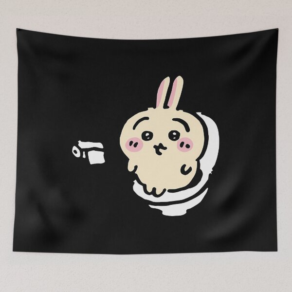 Item preview,  Usagi On The Toilet Potty designed and sold by hellonitish.