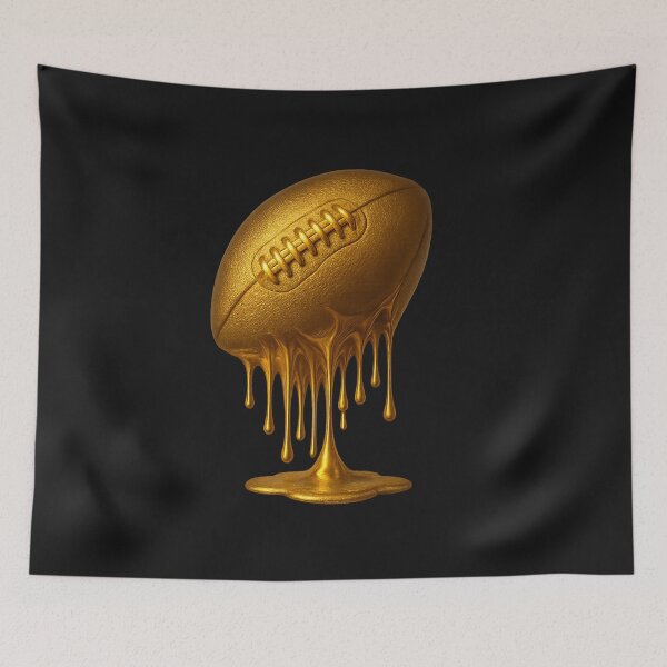 Item preview, Football Drip Drippy Gold Spirit Wear Game Day Boys Youth  designed and sold by ArleneRowe.