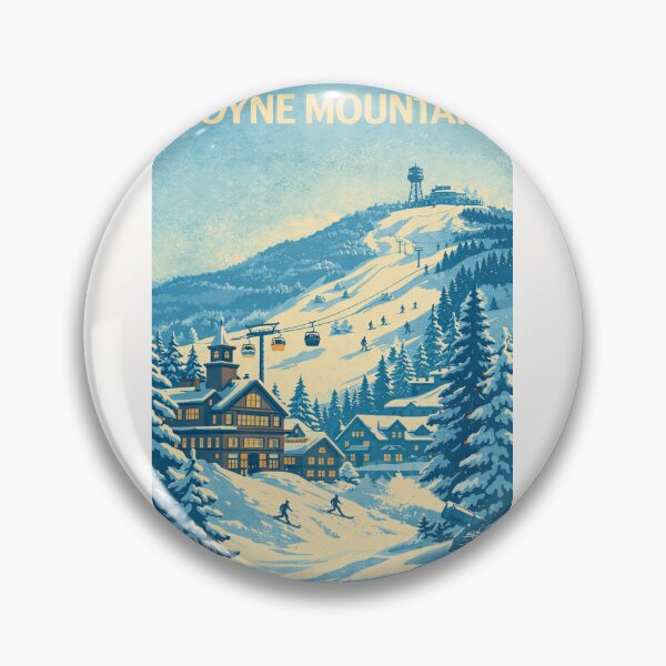 Item preview, Boyne Mountain Slopes and Village, Northern Michigan designed and sold by Places On Earth.