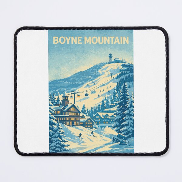 Item preview, Boyne Mountain Slopes and Village, Northern Michigan designed and sold by Places On Earth.