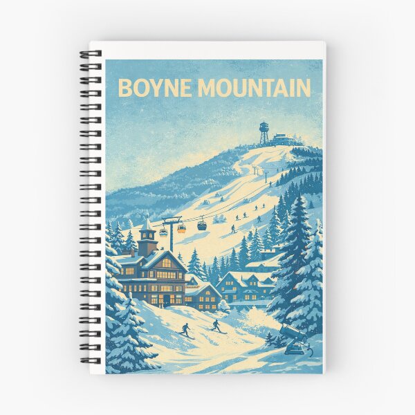 Item preview, Boyne Mountain Slopes and Village, Northern Michigan designed and sold by Places On Earth.