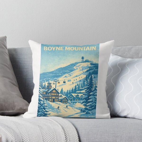 Item preview, Boyne Mountain Slopes and Village, Northern Michigan designed and sold by Places On Earth.