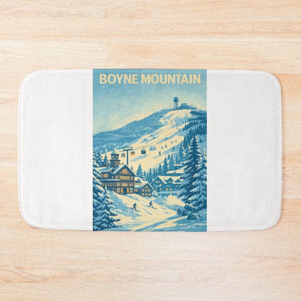Item preview, Boyne Mountain Slopes and Village, Northern Michigan designed and sold by Places On Earth.