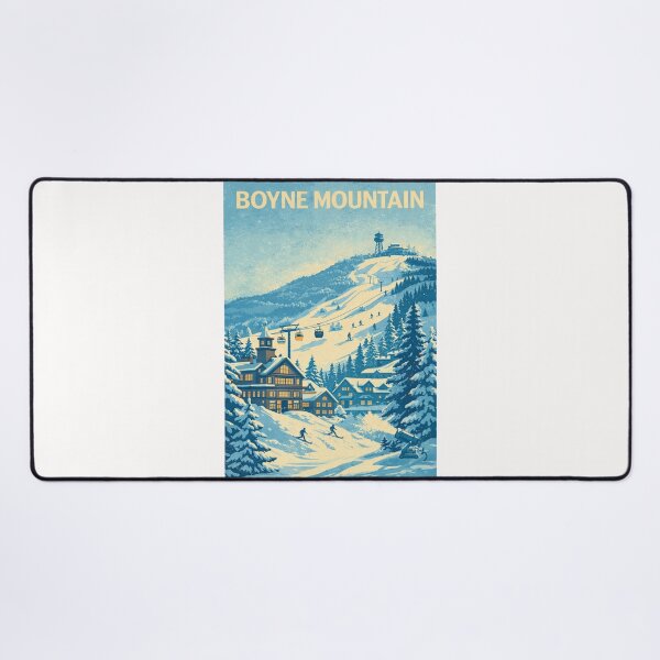 Item preview, Boyne Mountain Slopes and Village, Northern Michigan designed and sold by Places On Earth.