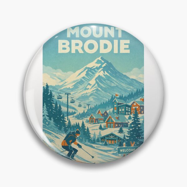 Item preview, Mount Brodie Ski Village and Alpine Slopes designed and sold by Places On Earth.