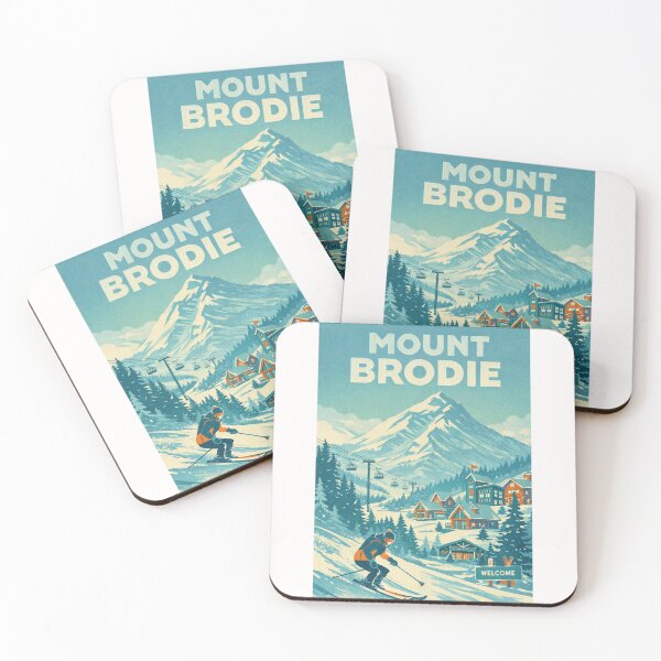 Item preview, Mount Brodie Ski Village and Alpine Slopes designed and sold by Places On Earth.