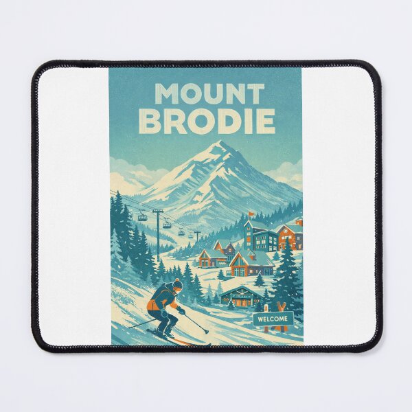 Item preview, Mount Brodie Ski Village and Alpine Slopes designed and sold by Places On Earth.