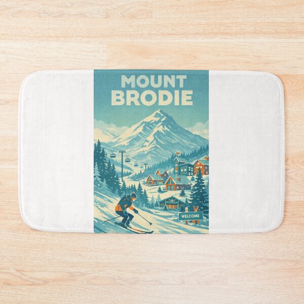 Item preview, Mount Brodie Ski Village and Alpine Slopes designed and sold by Places On Earth.