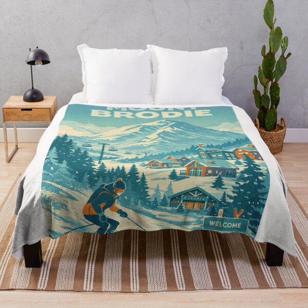 Item preview, Mount Brodie Ski Village and Alpine Slopes designed and sold by Places On Earth.