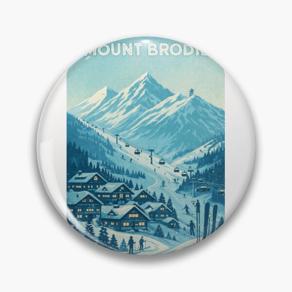 Item preview, Mount Brodie Alpine Resort and Berkshire Highlands designed and sold by Places On Earth.