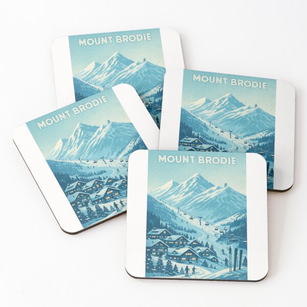 Item preview, Mount Brodie Alpine Resort and Berkshire Highlands designed and sold by Places On Earth.