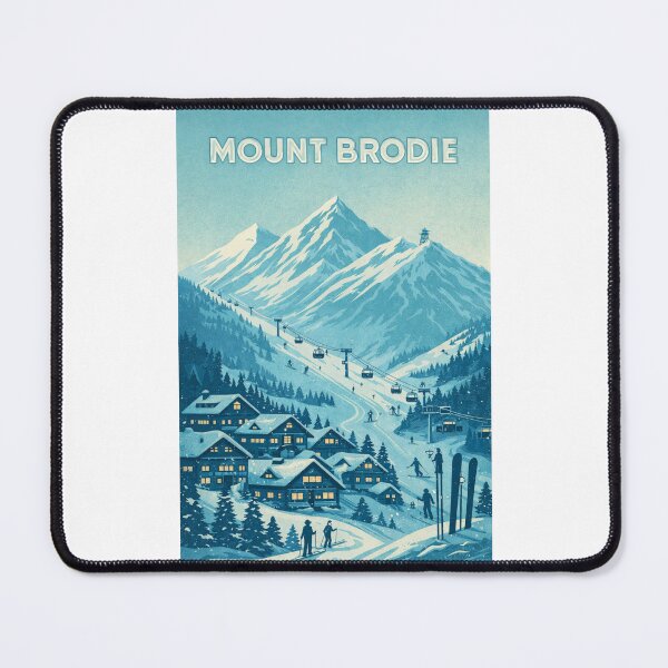 Item preview, Mount Brodie Alpine Resort and Berkshire Highlands designed and sold by Places On Earth.