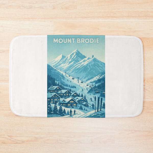 Item preview, Mount Brodie Alpine Resort and Berkshire Highlands designed and sold by Places On Earth.