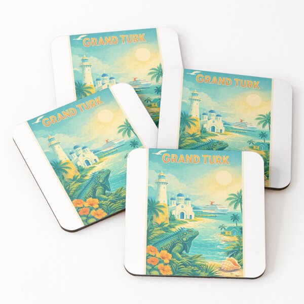 Item preview, Grand Turk Island and Cockburn Town Coastline designed and sold by Places On Earth.