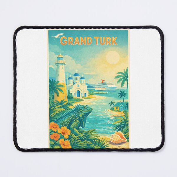 Item preview, Grand Turk Island and Cockburn Town Coastline designed and sold by Places On Earth.