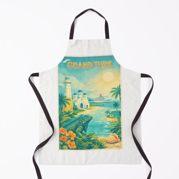 Item preview, Grand Turk Island and Cockburn Town Coastline designed and sold by Places On Earth.