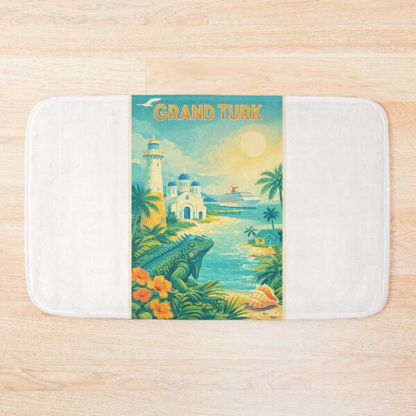 Item preview, Grand Turk Island and Cockburn Town Coastline designed and sold by Places On Earth.