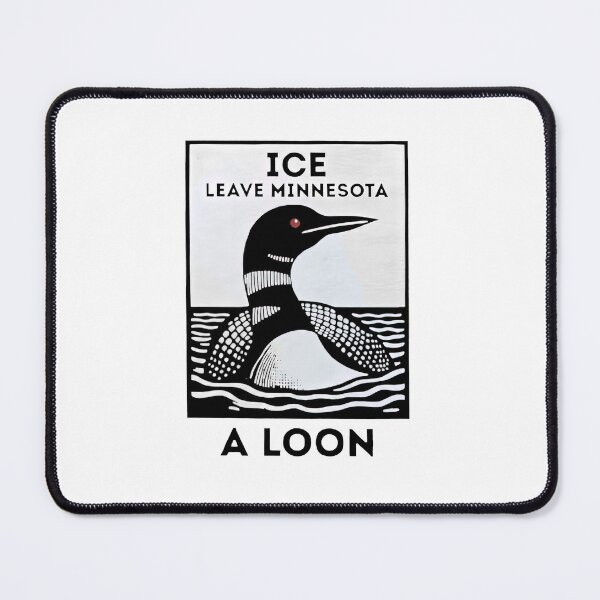 Item preview, Common loon Ice leave Minnesota a loon designed and sold by SheriPeroni.