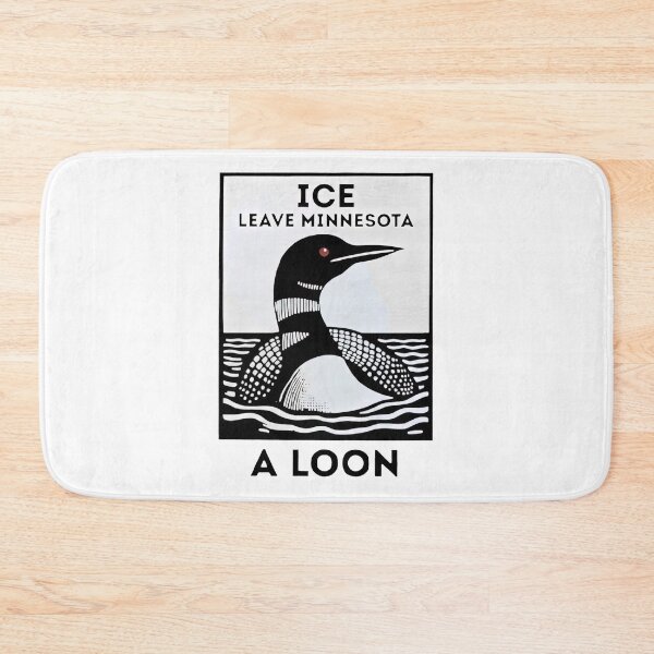 Item preview, Common loon Ice leave Minnesota a loon designed and sold by SheriPeroni.