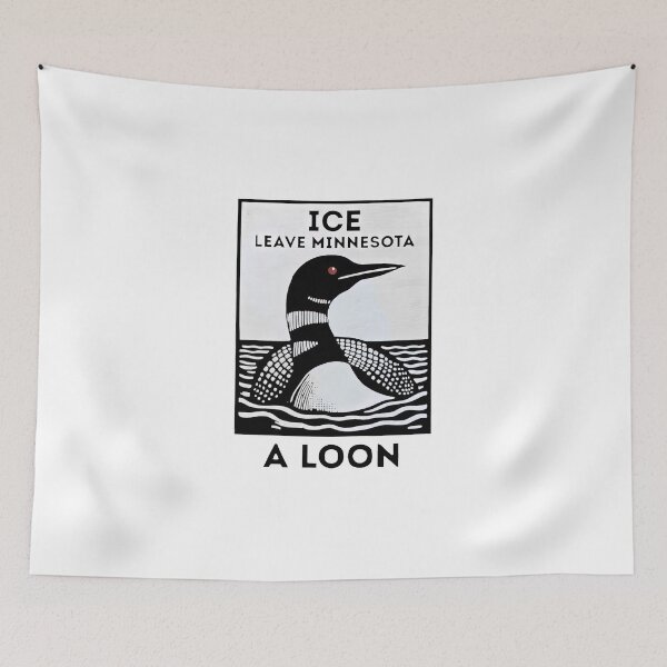 Item preview, Common loon Ice leave Minnesota a loon designed and sold by SheriPeroni.