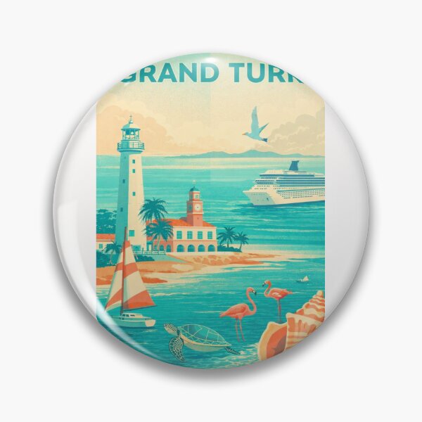 Item preview, Grand Turk Harbor and Turks Island Passage designed and sold by Places On Earth.