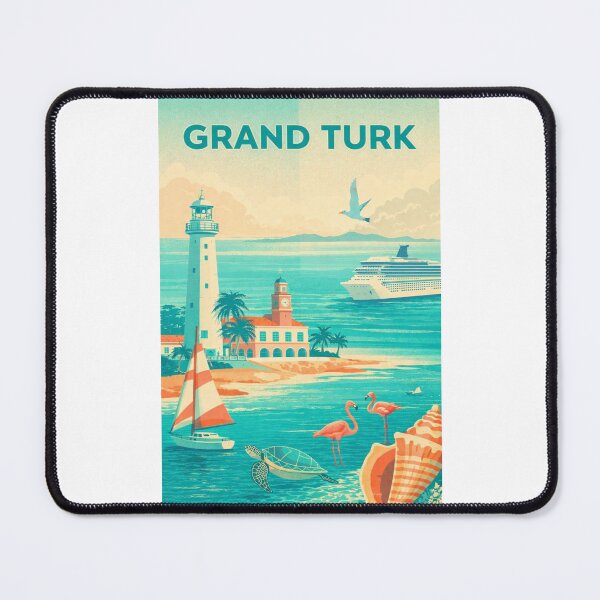 Item preview, Grand Turk Harbor and Turks Island Passage designed and sold by Places On Earth.