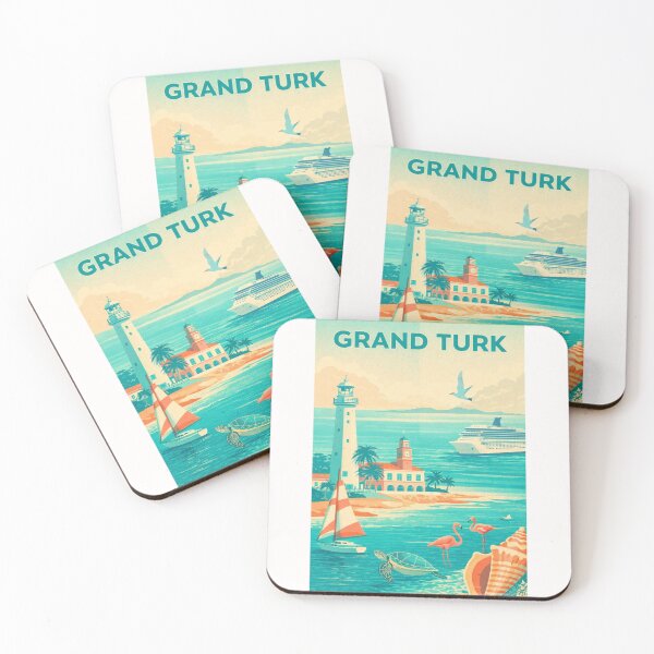 Item preview, Grand Turk Harbor and Turks Island Passage designed and sold by Places On Earth.