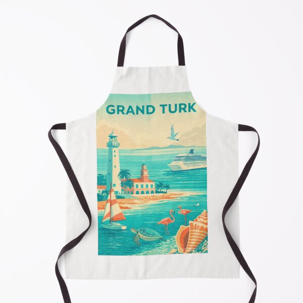 Item preview, Grand Turk Harbor and Turks Island Passage designed and sold by Places On Earth.