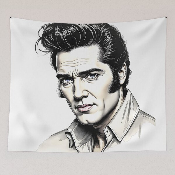 Item preview, The One and Only King of Music ELVIS designed and sold by Huskyyy Designs.